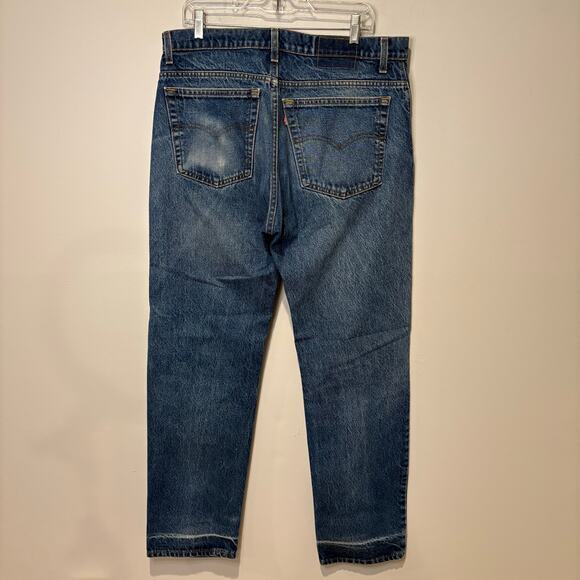 VTG 90s Levi's 505‎ Light Wash Straight Leg 38X30 Jeans Made in USA Faded - Picture 4 of 8